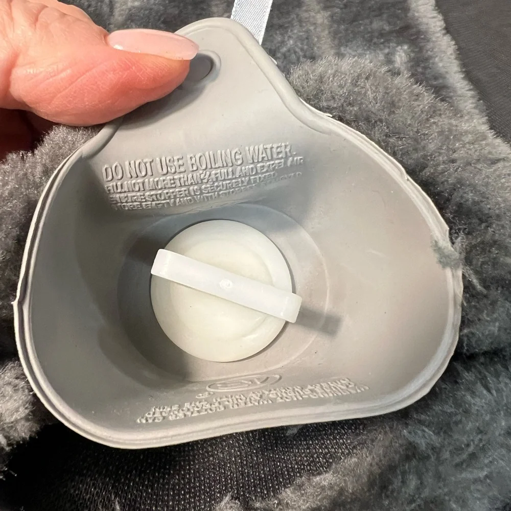 Voila Gray Faux Fur Hot Water bag